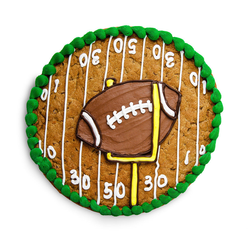 Superbowl Cookie Cake | Football Cookie Cake