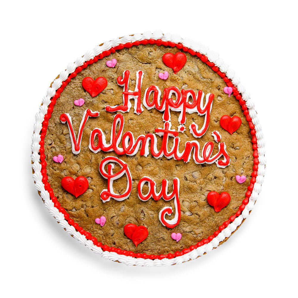 Happy Valentine's Day Cookie Cake