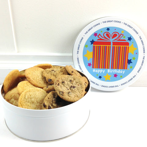Frozen Cookie Tin Lunchbox with 1 lb. Cookies – The Great Cookie