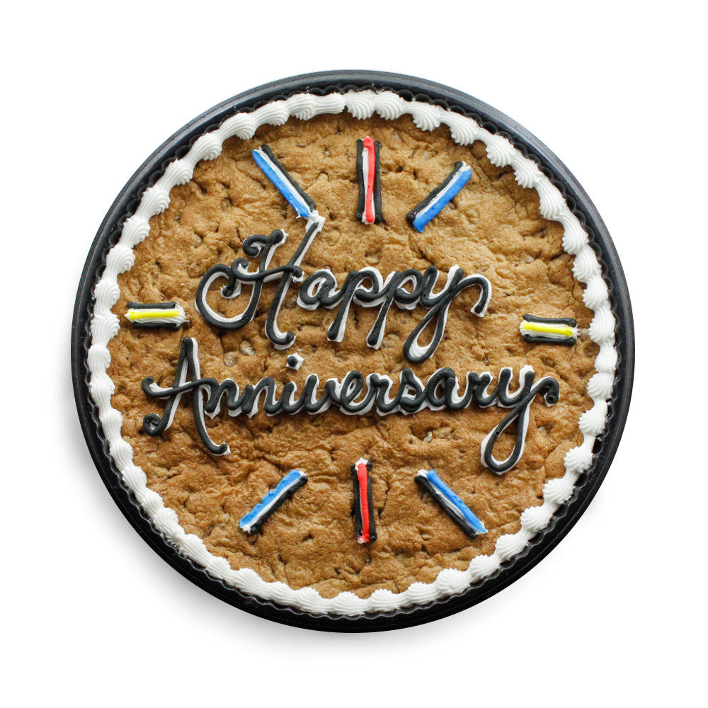 Happy Anniversary Custom Cookie Cake