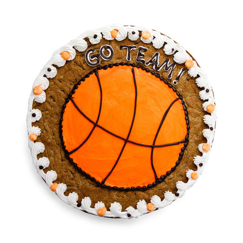 March Madness Basketball Cookie Cake