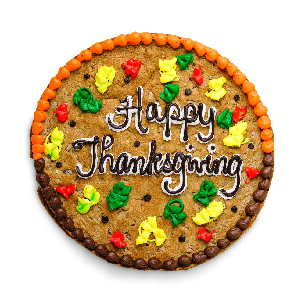 Thanksgiving Cookie Cake