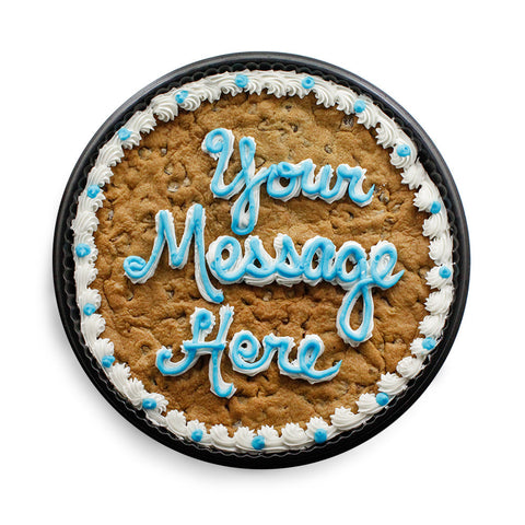 Custom Message Cookie Cake