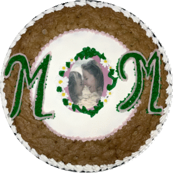 MOM Custom Photo Cookie Cake