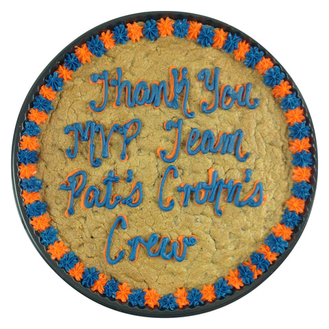 Thank You MVP Team Pat's Crohn's Crew Cookie Cake